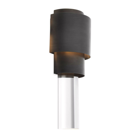 Avondale Wall Lamp Bronze/Glass 37cm