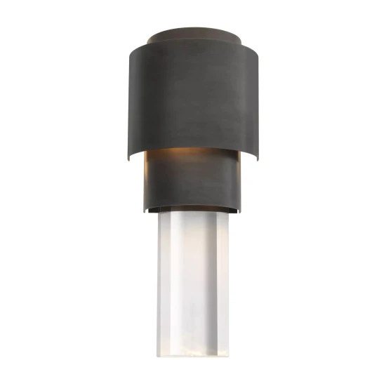 Avondale vägglampa brons/glas 37 cm