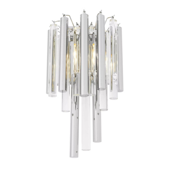 Gigi vägglampa nickel/glas 42 cm