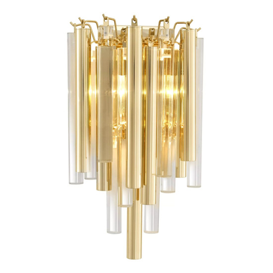 Gigi vägglampa guld/glas 42 cm Gigi vägglampa guld/glas 42 cm