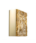 St Kitts Wall Lamp Brass/Glass 23cm Eichholtz St Kitts Wall Lamp Brass/Glass 23cm