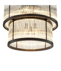 Pasadena Chandelier Bronze/Glass 55cm Eichholtz Pasadena Chandelier Bronze/Glass 55cm