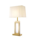 Murray Table Lamp Brass/Alabaster/White 77.5cm Eichholtz Murray Table Lamp Brass/Alabaster/White 77.5cm