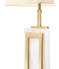 Murray Table Lamp Brass/Alabaster/White 77.5cm Eichholtz Murray Table Lamp Brass/Alabaster/White 77.5cm