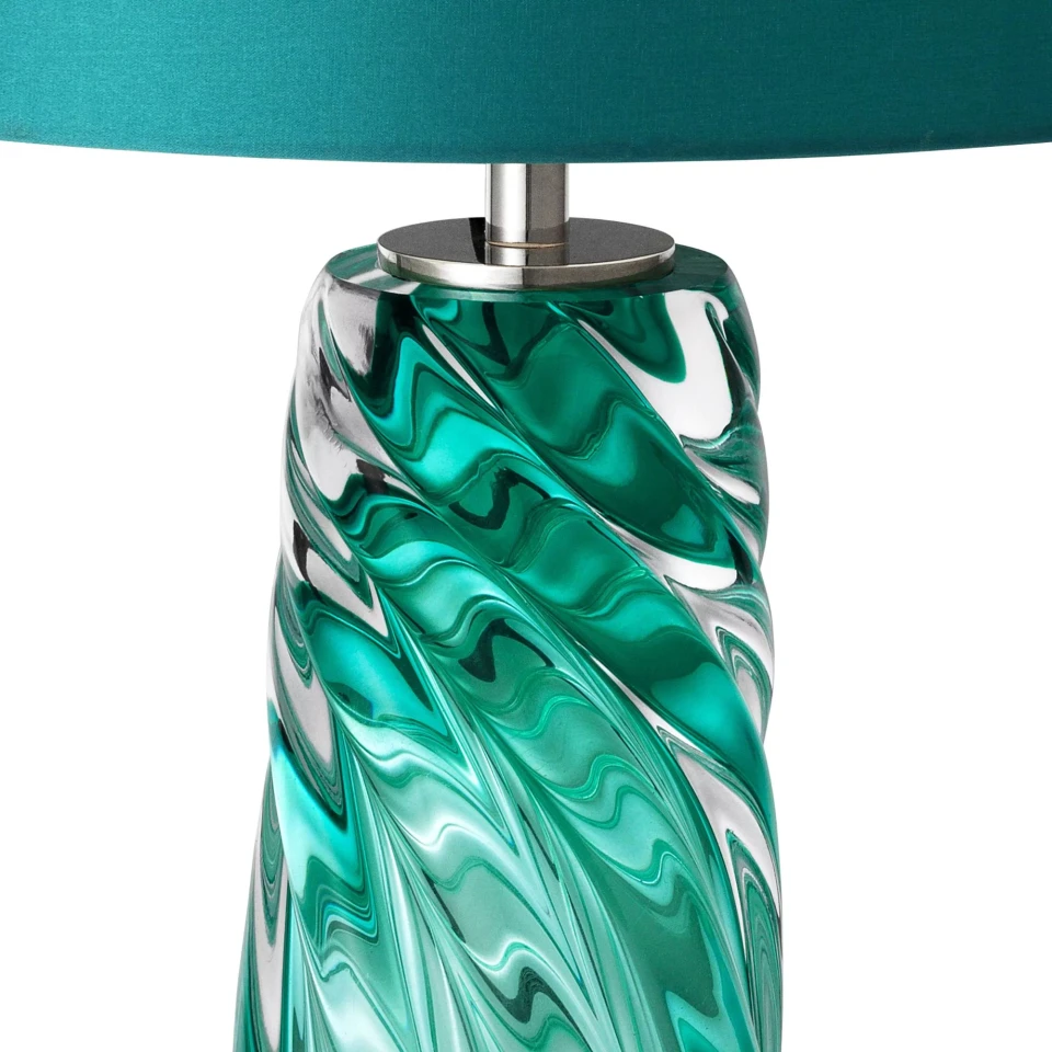 Barron bordslampa turkos 67cm
