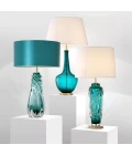 Barron bordslampa turkos 67cm