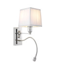 Ellington vägglampa nickel/vit 30,5cm Ellington vägglampa nickel/vit 30,5cm