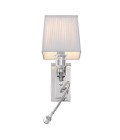 Ellington vägglampa nickel/vit 30,5cm Ellington vägglampa nickel/vit 30,5cm