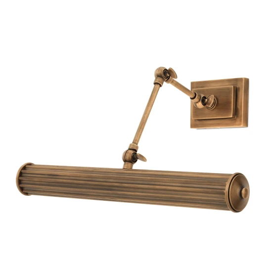 Luca L Picture Light Brass 21cm