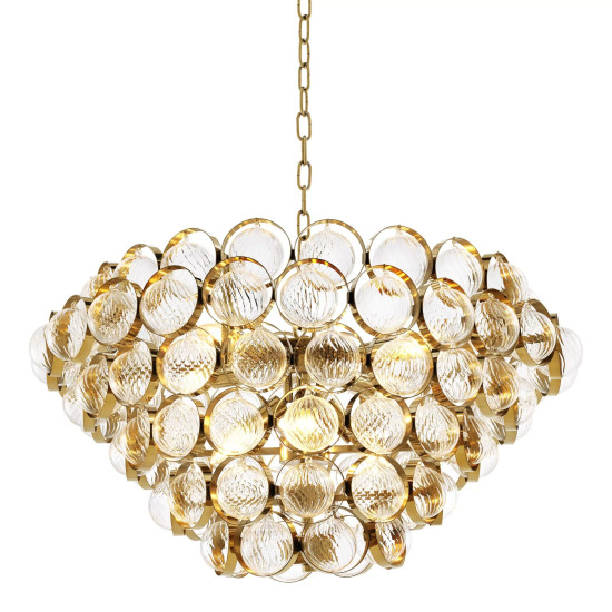 Opera Chandelier Gold/Glass 78cm Opera Chandelier Gold/Glass 78cm