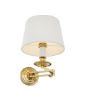 Eclips vägglampa guld/benvit 27,5cm