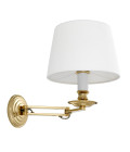 Eclips vägglampa guld/benvit 27,5cm