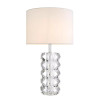 Mistero bordslampa kristall/vit 75 cm Mistero bordslampa kristall/vit 75 cm