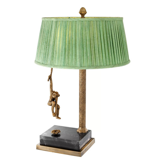 Jungle Table Lamp Brass/Black/Green 75cm Jungle Table Lamp Brass/Black/Green 75cm