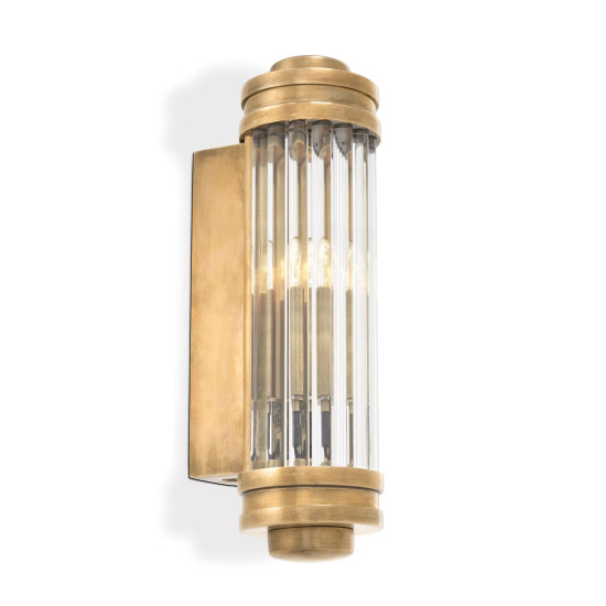 Gascogne XS Wall Lamp Brass/Glass 26cm Gascogne XS Wall Lamp Brass/Glass 26cm