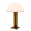 Berkley bordslampa mässing/vit 63,5 cm