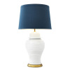 Celestine bordslampa vit/mässing/blå 88 cm Celestine bordslampa vit/mässing/blå 88 cm