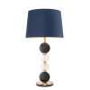 Fresco Table Lamp Brass/Glass/Blue 96cm Fresco Table Lamp Brass/Glass/Blue 96cm