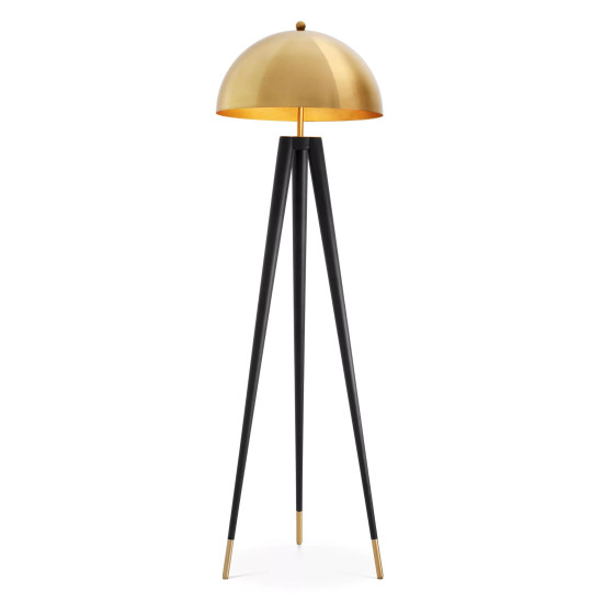 Coyote golvlampa guld/svart 165 cm