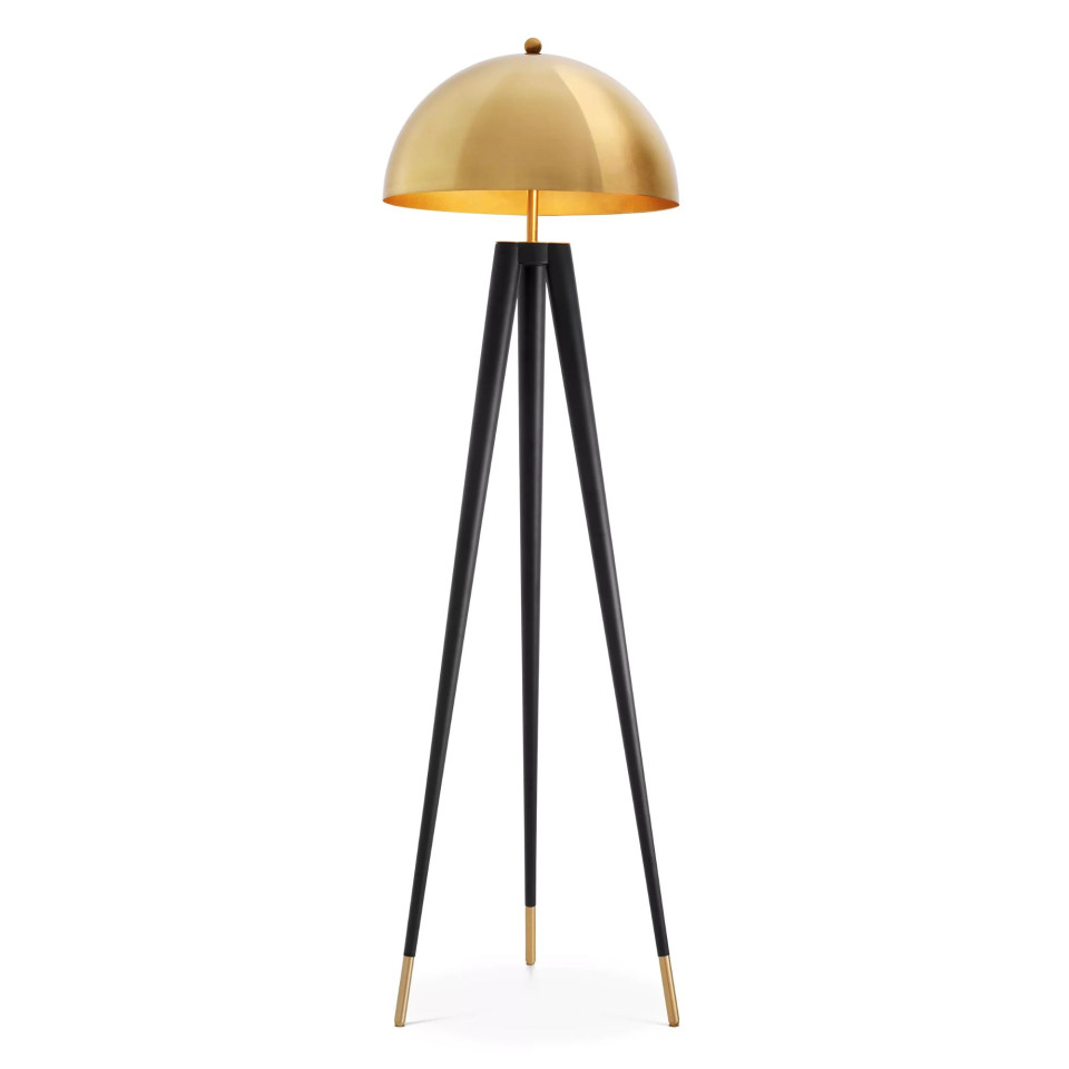 Coyote golvlampa guld/svart 165cm Eichholtz Coyote golvlampa guld/svart 165cm