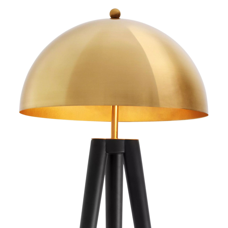 Coyote golvlampa guld/svart 165cm Eichholtz Coyote golvlampa guld/svart 165cm
