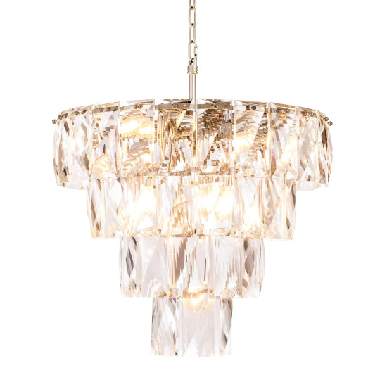 Amazone S takkrona nickel/kristallglas 60 cm