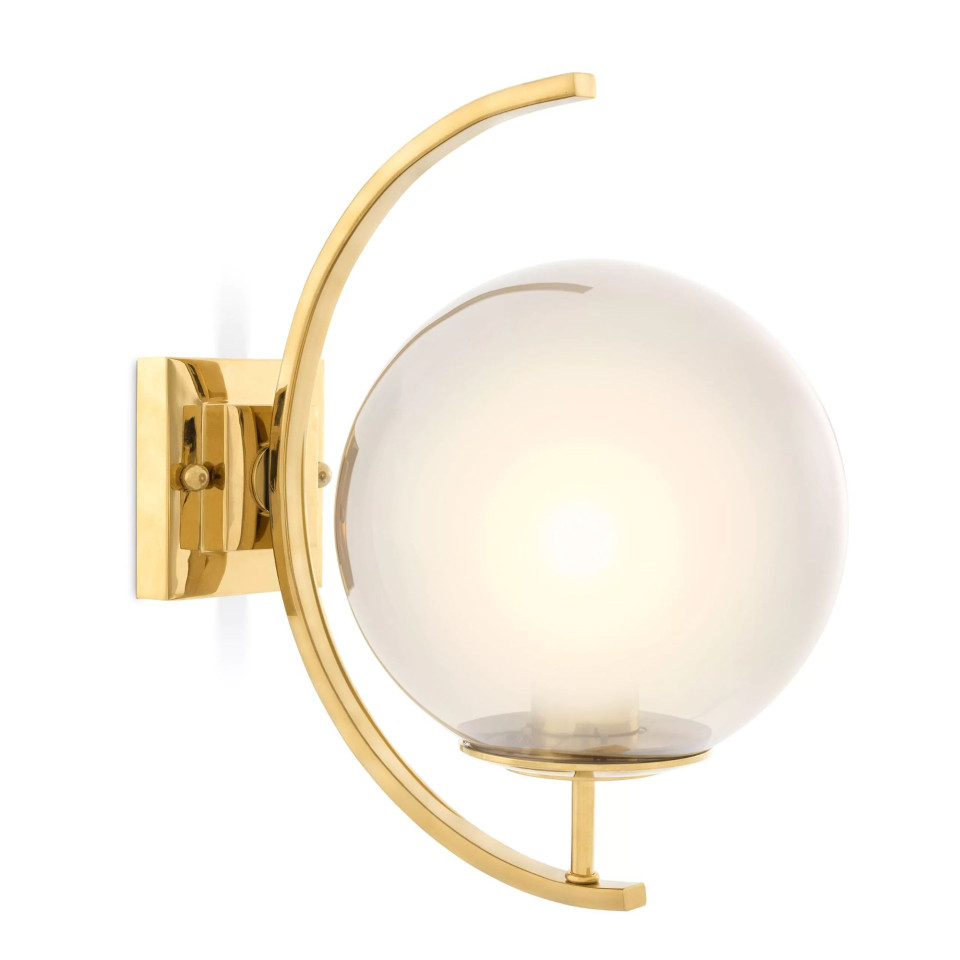 Cascade vägglampa guld/rök 32cm Eichholtz Cascade vägglampa guld/rök 32cm