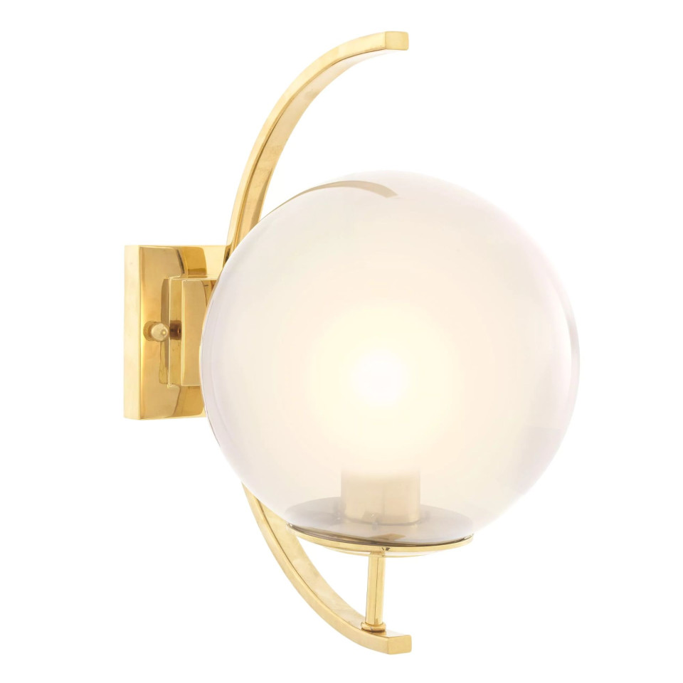 Cascade vägglampa guld/rök 32cm Eichholtz Cascade vägglampa guld/rök 32cm