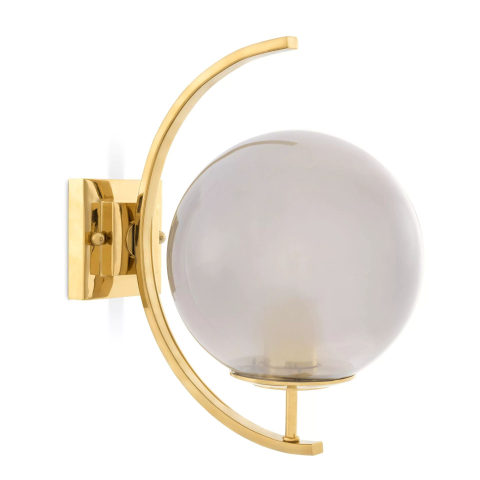 Cascade vägglampa guld/rök 32cm Eichholtz Cascade vägglampa guld/rök 32cm