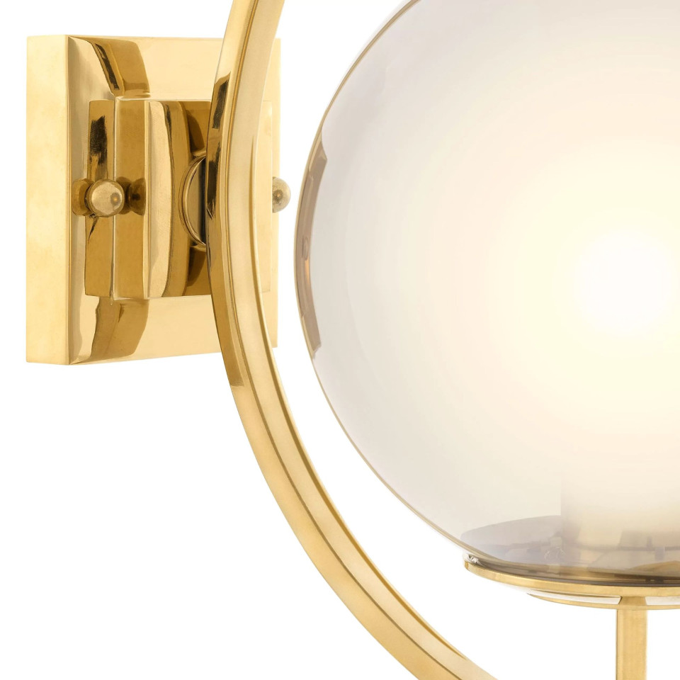 Cascade vägglampa guld/rök 32cm Eichholtz Cascade vägglampa guld/rök 32cm