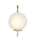 Cascade vägglampa guld/rök 32cm Eichholtz Cascade vägglampa guld/rök 32cm