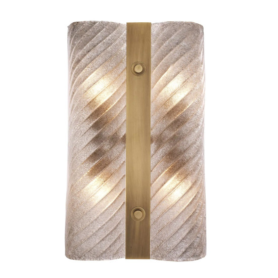 Positano vägglampa mässing/glas 48,5 cm