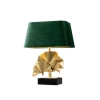 Olivier Table Lamp Brass/Green/Black 53cm