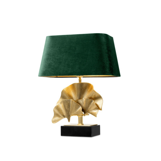 Olivier Table Lamp Brass/Green/Black 53cm Olivier Table Lamp Brass/Green/Black 53cm