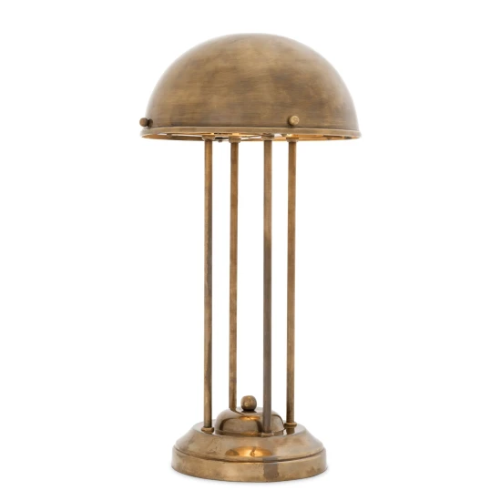 Livre skrivbordslampa vintage mässing 50 cm