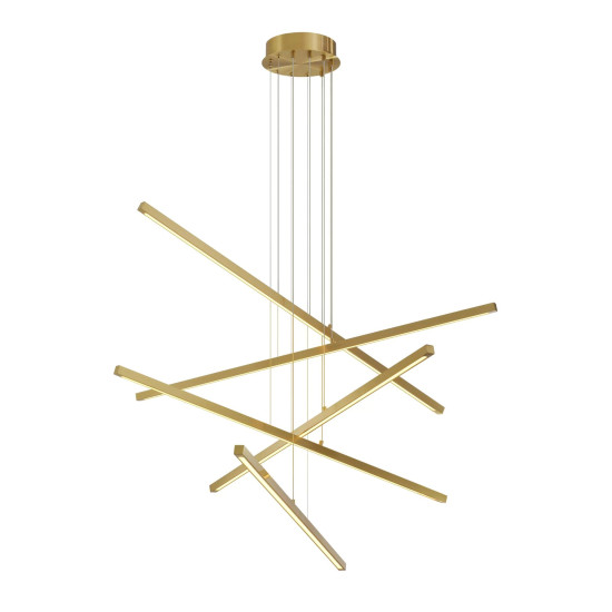 Kimpton Chandelier Brass 120cm
