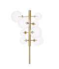 Argento golvlampa mässing/glas/svart 180cm Eichholtz Argento golvlampa mässing/glas/svart 180cm