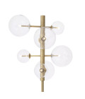 Argento golvlampa mässing/glas/svart 180cm Eichholtz Argento golvlampa mässing/glas/svart 180cm