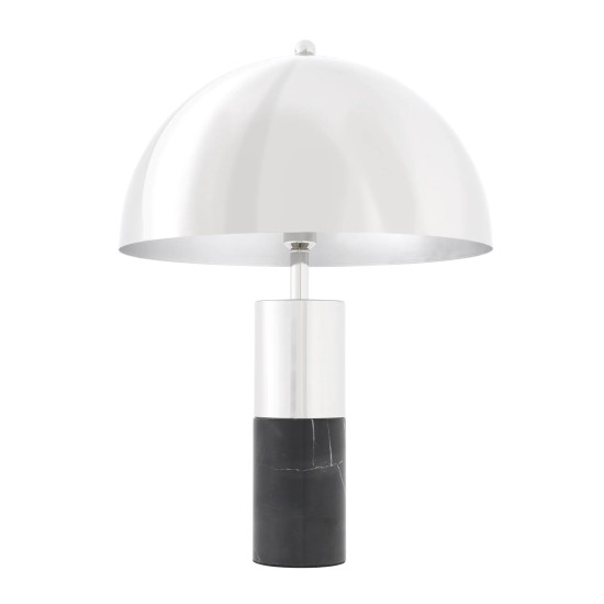 Flair L Table Lamp Nickel/Black 70cm Flair L Table Lamp Nickel/Black 70cm