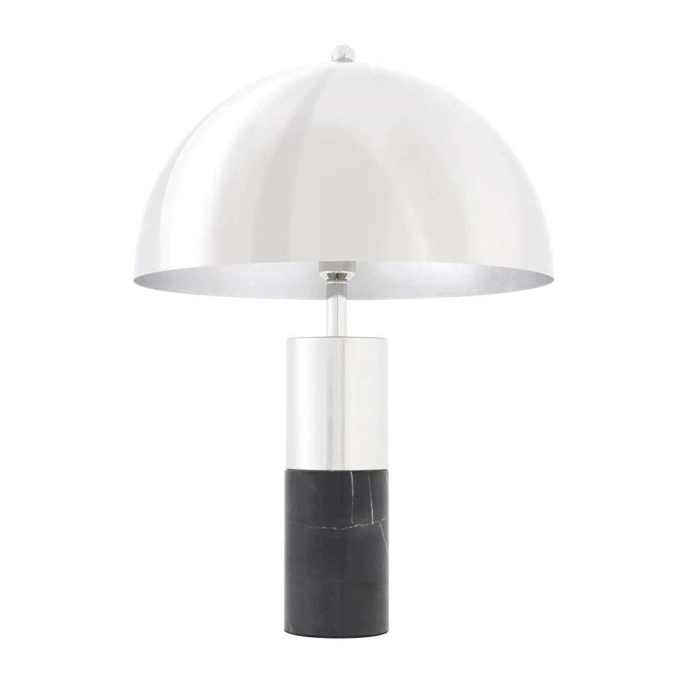 Flair L Table Lamp Nickel/Black 70cm