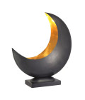 Half Moon bordslampa gunmetal/mässing 53cm