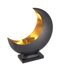 Half Moon bordslampa gunmetal/mässing 53cm