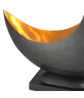 Half Moon bordslampa gunmetal/mässing 53cm