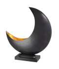 Half Moon bordslampa gunmetal/mässing 53cm