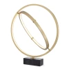 Cassini bordslampa mässing/svart 79 cm