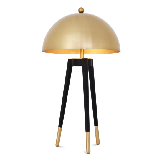 Coyote bordslampa guld/svart 69 cm