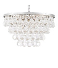 Bolzano Chandelier Nickel/Glass 65cm Eichholtz Bolzano Chandelier Nickel/Glass 65cm