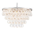 Bolzano Chandelier Nickel/Glass 65cm Eichholtz Bolzano Chandelier Nickel/Glass 65cm
