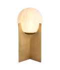 Scorpios L bordslampa mässing/vit 41cm