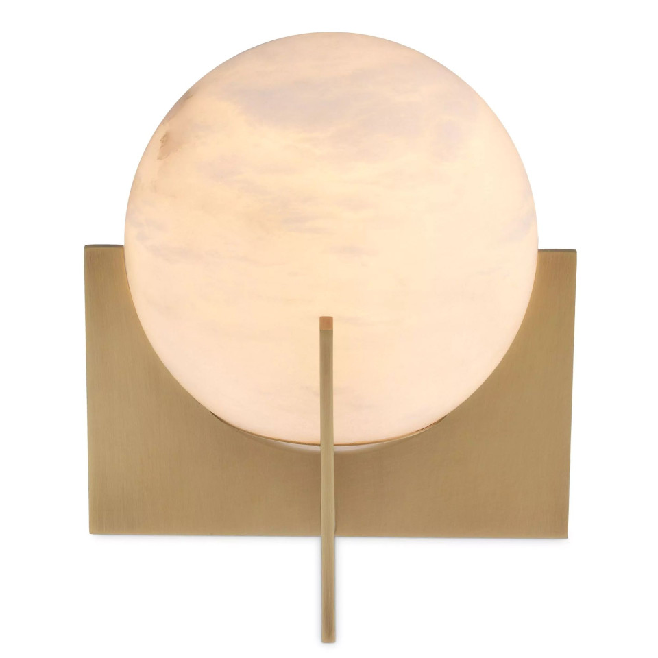 Scorpios S Table Lamp Brass/White 25cm Eichholtz Scorpios S Table Lamp Brass/White 25cm